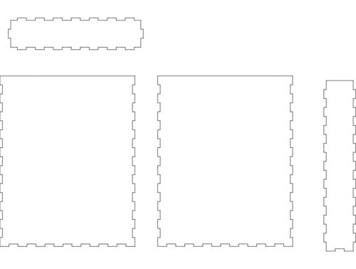 طرح جعبه کاغذی کاغذ - boxpaper - برای دستگاه CNC چوب و لیزر (سی ان سی)
