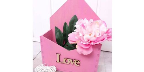 طرح جعبه کلمه عشق لیزری - box without the word love laser cut - برای دستگاه CNC چوب و لیزر (سی ان سی)