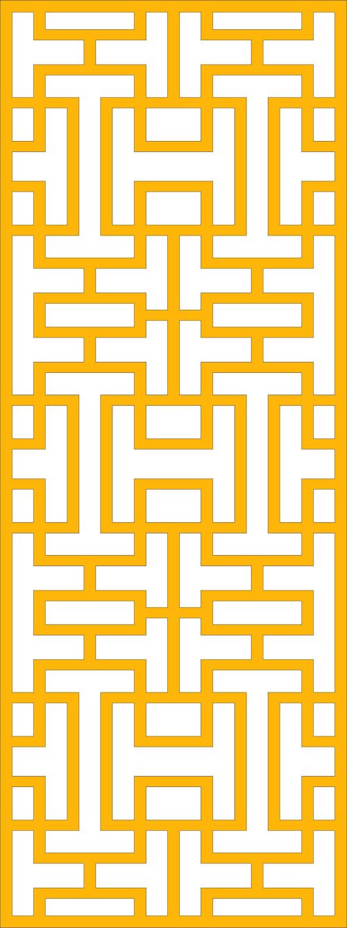 طرح کاشی دیواره ای به شکل برای برش لیزری - bulkhead design tiles shaped for laser cut ve - برای دستگاه CNC چوب و لیزر (سی ان سی)