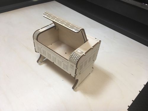 طرح دارنده کارت ویزیت به سبک دستگاه لیزری - business card holder in the style of a laser machine ve - برای دستگاه CNC چوب و لیزر (سی ان سی)