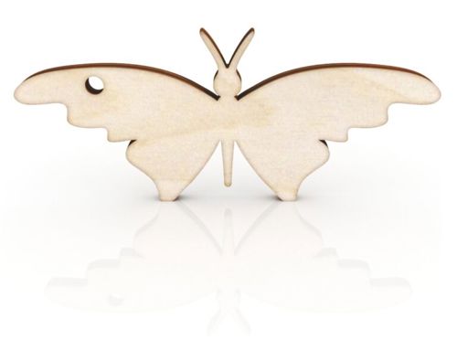 طرح جاکلیدی پروانه‌ای برای برش لیزری - butterfly keychain for laser cut ve - برای دستگاه CNC چوب و لیزر (سی ان سی)