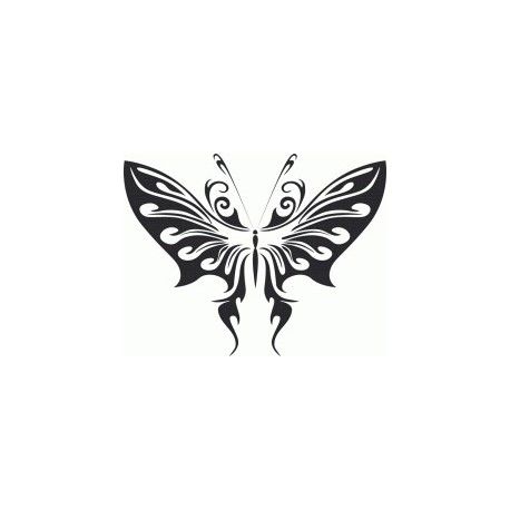 طرح پروانه سیلوئت - butterfly silhouette 23 - برای دستگاه CNC چوب و لیزر (سی ان سی)