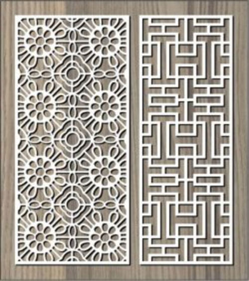 طرح دیوار و کاشی به شکل کلم برای برش لیزر cnc - cabbage shaped bulkhead and tiles for laser cut cnc - برای دستگاه CNC چوب و لیزر (سی ان سی)