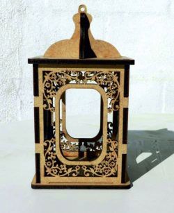 طرح جاشمعی برای برش لیزری - candle holder for laser cut ve - برای دستگاه CNC چوب و لیزر (سی ان سی)