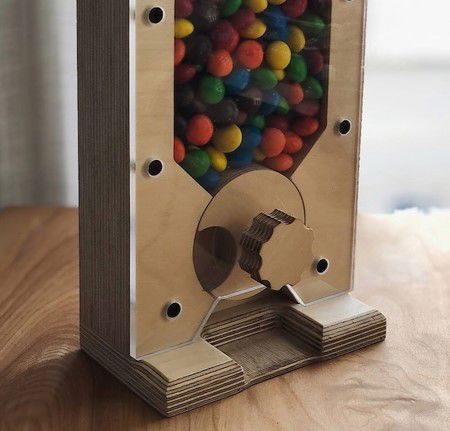 طرح دستگاه شیرینی دستگاه - candy machine ve - برای دستگاه CNC چوب و لیزر (سی ان سی)