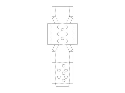 طرح جعبه مقوا طراحی - cardboard box design - برای دستگاه CNC چوب و لیزر (سی ان سی)