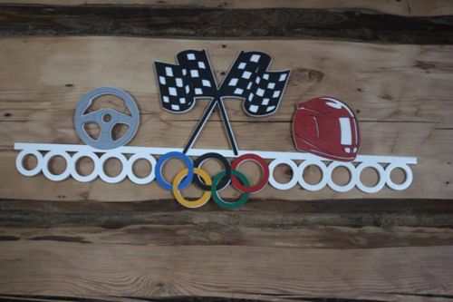 طرح نمایش آویز مدال مسابقات ورزشی ماشین مسابقه برای برش لیزری - car racing sports medal hanger display for laser cut ve - برای دستگاه CNC چوب و لیزر (سی ان سی)