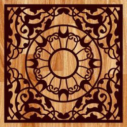 طرح الگوی جعبه هدیه حکاکی شده برای برش لیزری هزینه - carved gift box pattern for laser cut - برای دستگاه CNC چوب و لیزر (سی ان سی)