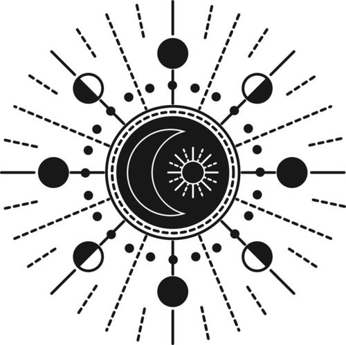 طرح جرم آسمانی منظومه شمسی شیشه - celestial object solar system ve - برای دستگاه CNC چوب و لیزر (سی ان سی)