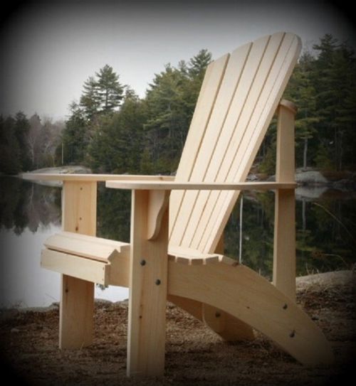 طرح صندلی آدیرونداک برای برش لیزری - chair adirondack for laser cut ve - برای دستگاه CNC چوب و لیزر (سی ان سی)