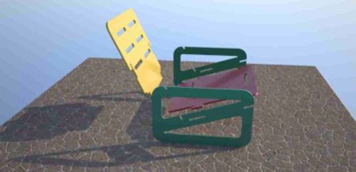 طرح طراحی صندلی برای برش لیزری - chair design for laser cut ve - برای دستگاه CNC چوب و لیزر (سی ان سی)