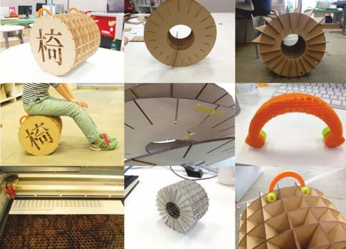 طرح صندلی koroga for laser cut - chair koroga for laser cut ve - برای دستگاه CNC چوب و لیزر (سی ان سی)
