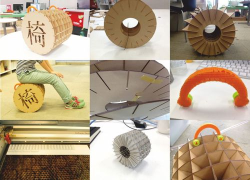 طرح صندلی koroga - chair koroga ve - برای دستگاه CNC چوب و لیزر (سی ان سی)