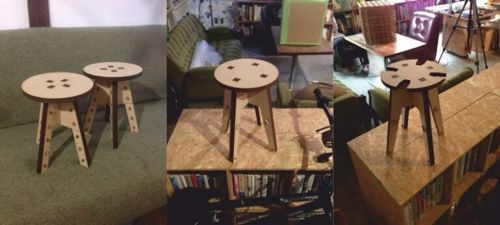 طرح صندلی ام دی اف برای برش لیزری - chair mdf for laser cut - برای دستگاه CNC چوب و لیزر (سی ان سی)