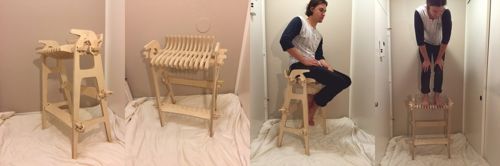 طرح صندلی جورج - chair the george ve - برای دستگاه CNC چوب و لیزر (سی ان سی)