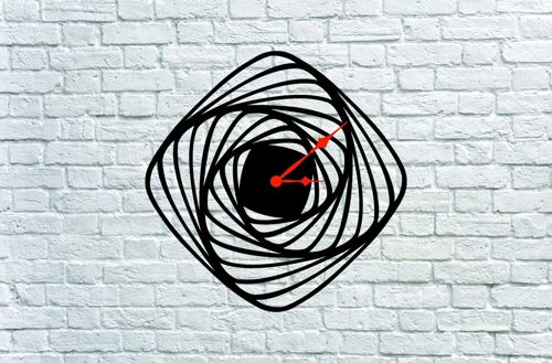 طرح پروژه ساعت مارپیچی chasy با برش لیزری ایده - chasy spiral clock laser cut project idea ve - برای دستگاه CNC چوب و لیزر (سی ان سی)