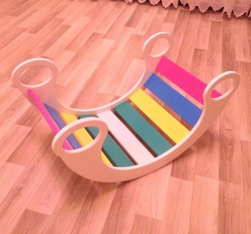 طرح صندلی گهواره‌ای کودکان - children rocking chair ve - برای دستگاه CNC چوب و لیزر (سی ان سی)