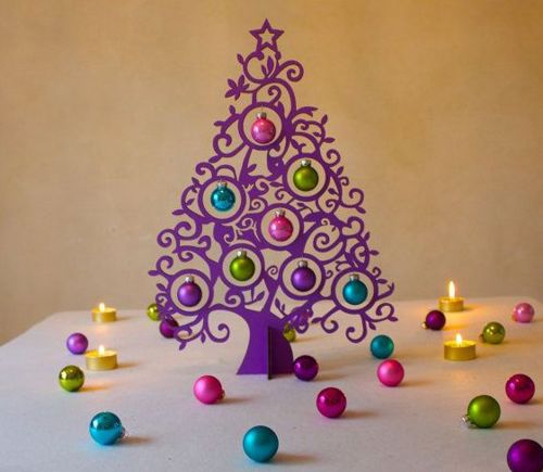 طرح تزیین کریسمس درخت کریسمس لیزری - christmas decoration christmas tree laser cut ve - برای دستگاه CNC چوب و لیزر (سی ان سی)