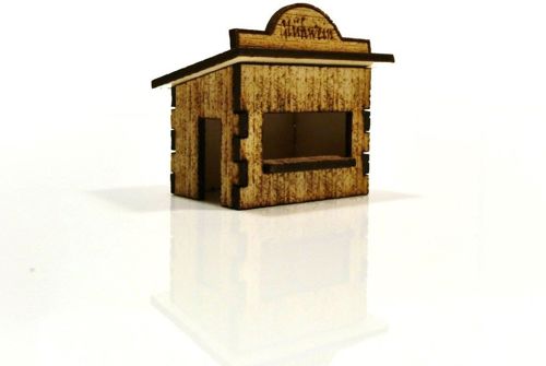 طرح غرفه‌های بازار کریسمس لیزری - christmas market stalls laser cut - برای دستگاه CNC چوب و لیزر (سی ان سی)