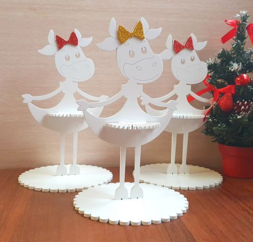 طرح جا دستمال کریسمس تزئینات میز کریسمس برش لیزر - christmas napkin holder christmas table decorations laser cut ve - برای دستگاه CNC چوب و لیزر (سی ان سی)
