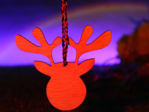 طرح تزئینات سر گوزن شمالی کریسمس خالی ناتمام چوب برش لیزری - christmas reindeer head ornament blank unfinished wood laser cut ve - برای دستگاه CNC چوب و لیزر (سی ان سی)