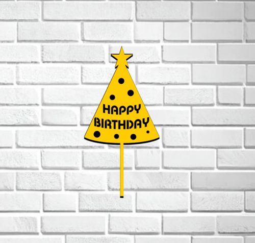 طرح تزیین کیک درخت کریسمس لیزری - christmas tree cake topper laser cut ve - برای دستگاه CNC چوب و لیزر (سی ان سی)