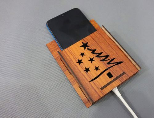 طرح christmas-tree-wall-phone-holder-3mm-laser-cut