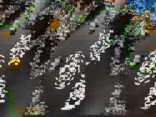 طرح اسباب‌بازی‌های چوبی درخت کریسمس برش لیزری - christmas tree wooden toys laser cut ve - برای دستگاه CNC چوب و لیزر (سی ان سی)