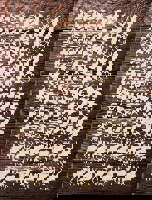 طرح اسباب‌بازی‌های چوبی کریسمس برش لیزری - christmas wooden toys laser cut ve - برای دستگاه CNC چوب و لیزر (سی ان سی)