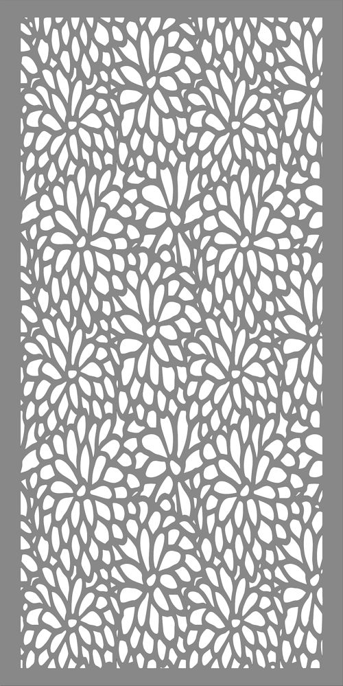 طرح الگوی گل - chrysanthemum flower shaped screen pattern for laser cut ve - برای دستگاه CNC چوب و لیزر (سی ان سی)