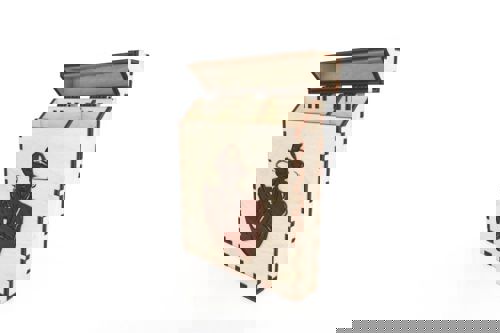 طرح جعبه تخته الیاف میلی متری برای برش لیزری - cigarette case plywood 3mm for laser cutting ve - برای دستگاه CNC چوب و لیزر (سی ان سی)