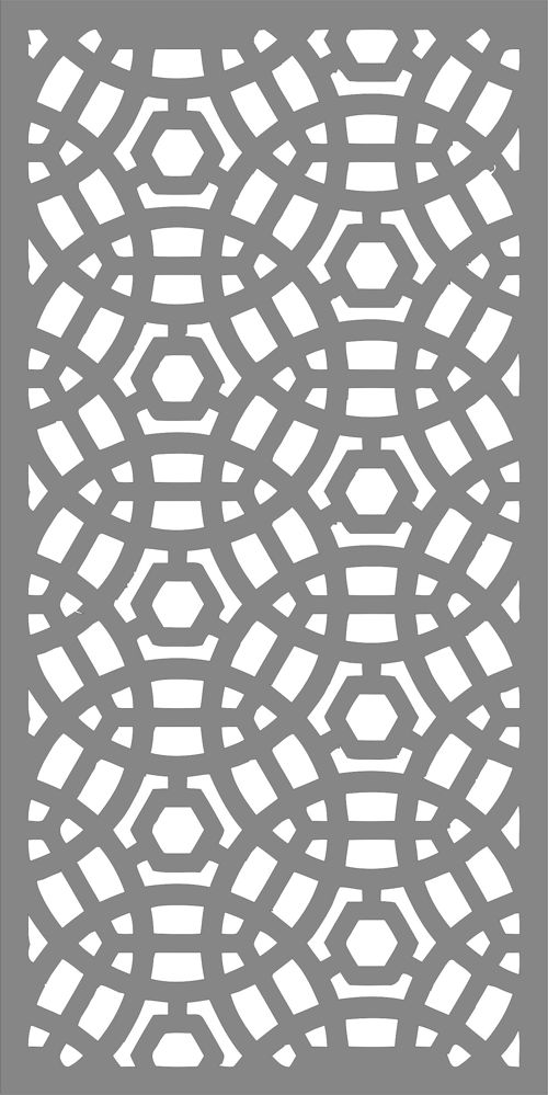 طرح الگوی حباب دایره ای پارتیشن برای برش لیزری - circular baffle pattern partition for laser cutting - برای دستگاه CNC چوب و لیزر (سی ان سی)