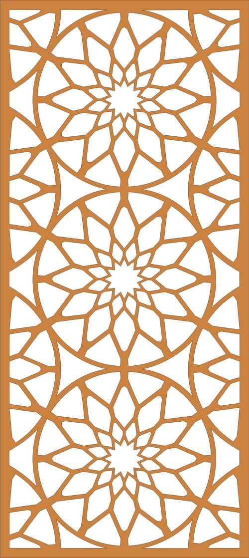 طرح صفحه نمایش حباب دایره ای برای برش لیزری - circular baffle screen for laser cutting - برای دستگاه CNC چوب و لیزر (سی ان سی)