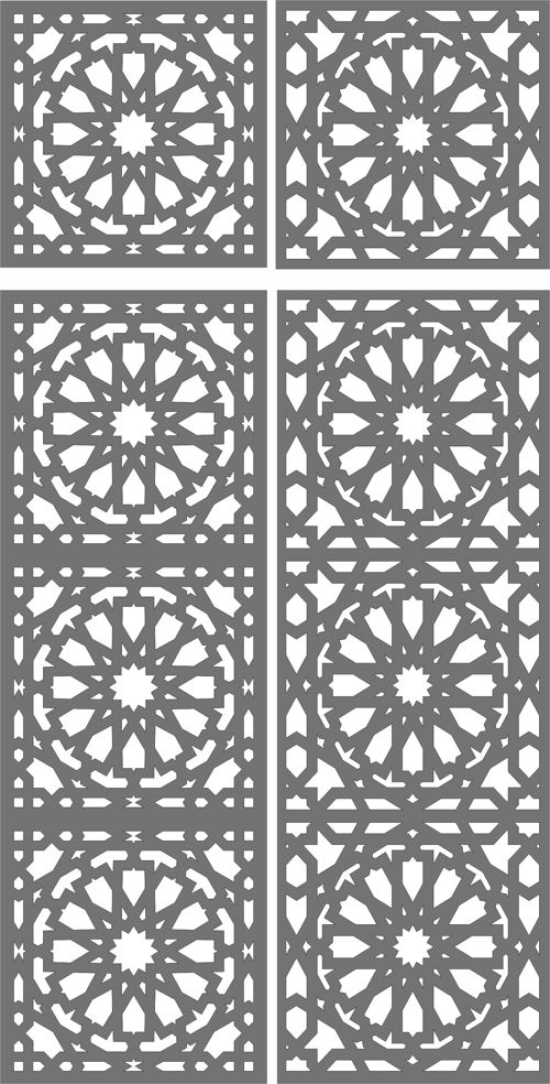 طرح جداکننده گریل دایره ای طرح درز برای برش لیزری - circular grill separator seamless design for laser cut ve - برای دستگاه CNC چوب و لیزر (سی ان سی)