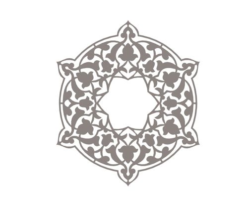 طرح الگوی دایره ای به شکل یک ماندالا تزئینی - circular pattern in the form of a mandala ornament ve - برای دستگاه CNC چوب و لیزر (سی ان سی)