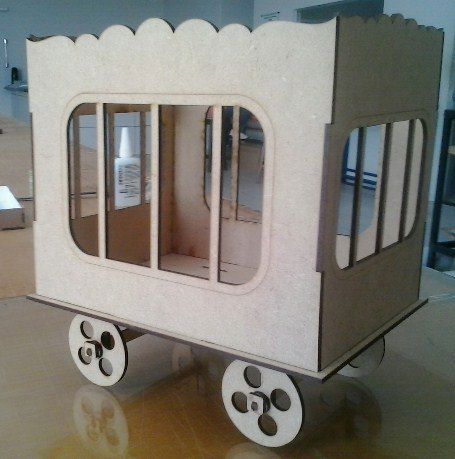 طرح سیرک قفس - circus cage ve - برای دستگاه CNC چوب و لیزر (سی ان سی)
