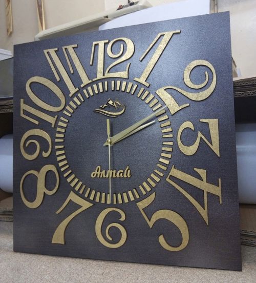 طرح ساعت دیواری کلاسیک برای برش لیزری - classic wall clock for laser cutting ve - برای دستگاه CNC چوب و لیزر (سی ان سی)