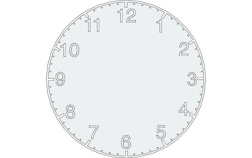 طرح طراحی ساعت - clock design - برای دستگاه CNC چوب و لیزر (سی ان سی)