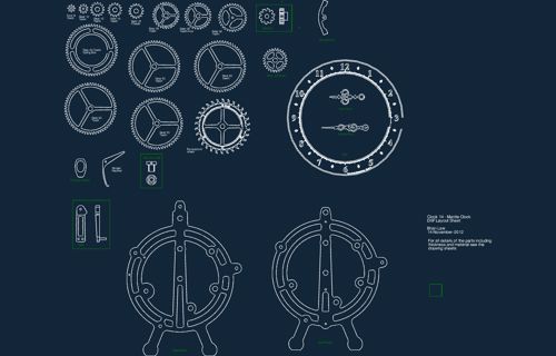 طرح مدل‌های ساعت - clock models - برای دستگاه CNC چوب و لیزر (سی ان سی)