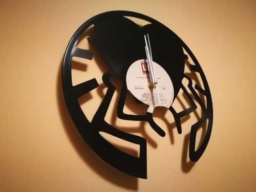 طرح وکتور آماده برش ساعت وینیل قلب برای دستگاه CNC چوب و لیزر ( سی ان سی )