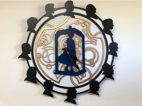 طرح قاب عکس ساعت جنگ ستارگان - clock star wars photo frame - برای دستگاه CNC چوب و لیزر (سی ان سی)