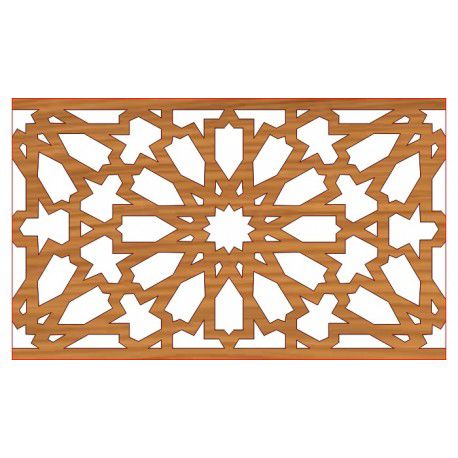 طرح فایل cnc برای پنجره طرح لیزری - cnc file for grille laser design - برای دستگاه CNC چوب و لیزر (سی ان سی)