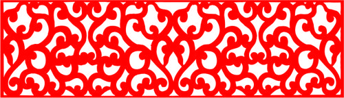 طرح الگوی برش cnc جالی پانل گریل - cnc jali cutting pattern grill panel ve - برای دستگاه CNC چوب و لیزر (سی ان سی)