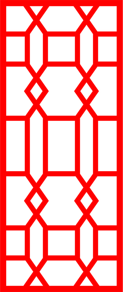 طرح طراحی صفحه گریل الهام گرفته از cnc jali - cnc jali inspired grill screen design ve - برای دستگاه CNC چوب و لیزر (سی ان سی)