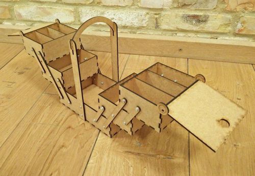 طرح پروژه جعبه ذخیره‌سازی محوری cnc برش لیزر سه‌بعدی - cnc laser cut 3d pivoting storage box project - برای دستگاه CNC چوب و لیزر (سی ان سی)