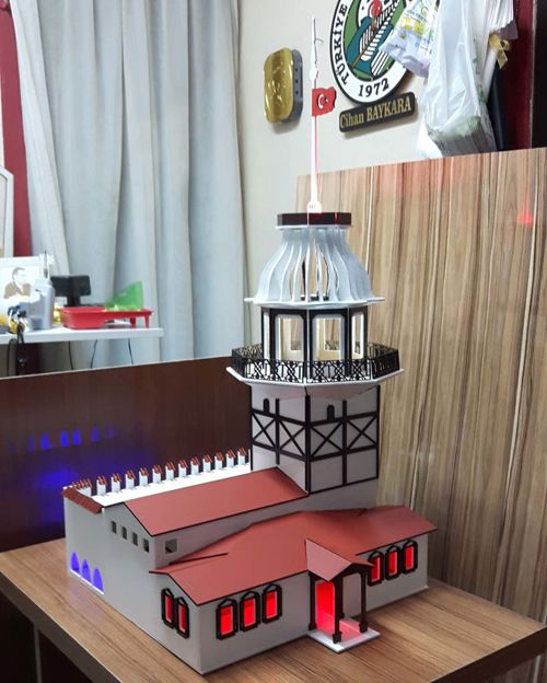 طرح طراحی مدل خانه زیبا با برش لیزر cnc - cnc laser cut designbeautiful house model ve - برای دستگاه CNC چوب و لیزر (سی ان سی)