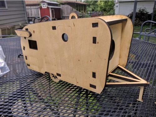 طرح برش لیزری cnc vintage trolly wooden - cnc laser cut design vintage trolly wooden - برای دستگاه CNC چوب و لیزر (سی ان سی)