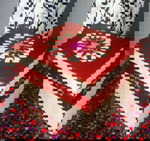 طرح تخته سه لا با برش لیزری cnc سه بعدی جعبه هدیه - cnc laser cut plywood 3d gift box - برای دستگاه CNC چوب و لیزر (سی ان سی)