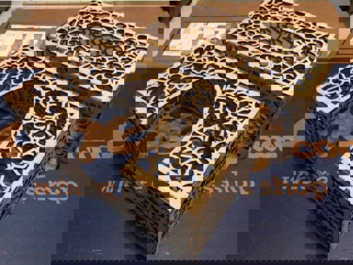 طرح جعبه دستمال کاغذی با برش لیزری cnc تخته سه لا - cnc laser cut plywood tissue box - برای دستگاه CNC چوب و لیزر (سی ان سی)