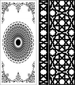 طرح برش لیزری cnc برش ستاره بفل و دایره اسلیمی - cnc laser cut star baffles and islamic circle ve - برای دستگاه CNC چوب و لیزر (سی ان سی)